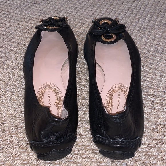 Elite Tahari leather driving flat shoes size - 40 - Picture 2 of 6